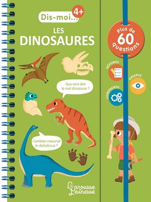 cover image of Les dinosaures